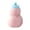 Pink, variant on 3 In1 Large Ice Ball Cup Mold Snowman Silicone Ice Cube Maker With Lid Food Grade Ice Tray For Whiskey Summer Drinks(White-15Cm)