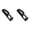 Black-2Pcs, variant on 8.2 Inch 4 in 1 Manual Knife Sharpener 3 Stage Precision Sharpening Tool, Diamond Rods Tungsten Carbide & Ceramic Stone, Sharpen Kitchen Knives Fruit Knives Steel Knives & Scissors, for Home Use
