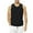 Black, variant on ZQUUVOU Men's Workout Tank Tops Trendy Round Neck Solid Color Mesh Quick Dry Sports Top Black