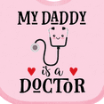 thumbnail image 4 of Inktastic Doctor Daddy Physician Baby Gift Boys or Girls Baby Bib, 4 of 4