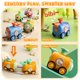 thumbnail image 4 of Juego de 4 piezas para empujar y silbar Baby Train Car Toys Keamaidy, 4 of 8