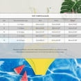 thumbnail image 3 of TOWED22 Girls One Piece Swimsuits Toddler Cute Ruffle Bathing Suits Quick Dry Beach Swimwear Size 2-7 Years Yellow,5-6 Y, 3 of 6