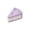 Purple#02, variant on Simulation Triangle Cheese Shape Squishy for Adults Soft Sensory Gadget Multicolored Realistic Food Office Desk Accessory Pressure Relief Tool 2.8x2.2x1.8 Inch 1 Pack