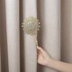 thumbnail image 4 of Alzapaños magnéticos para cortinas, paquete de 2 clips magnéticos para cortinas decorativas de cristal, hebilla, alzapaños para cortinas de flores, estilo europeo y americano (dorado), 4 of 5