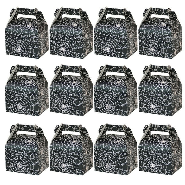 Cajas de pasteles de 50 PCS Cajas de regalos de regalo Halloween Party Cake Cajas de pasteles de mano