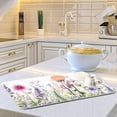 thumbnail image 6 of Dish Drying Mat Herbs and Wild Flowers Absorbent Dry Mats for Dishes Draining Pad for Kitchen Countertop 16" x 18", 6 of 7