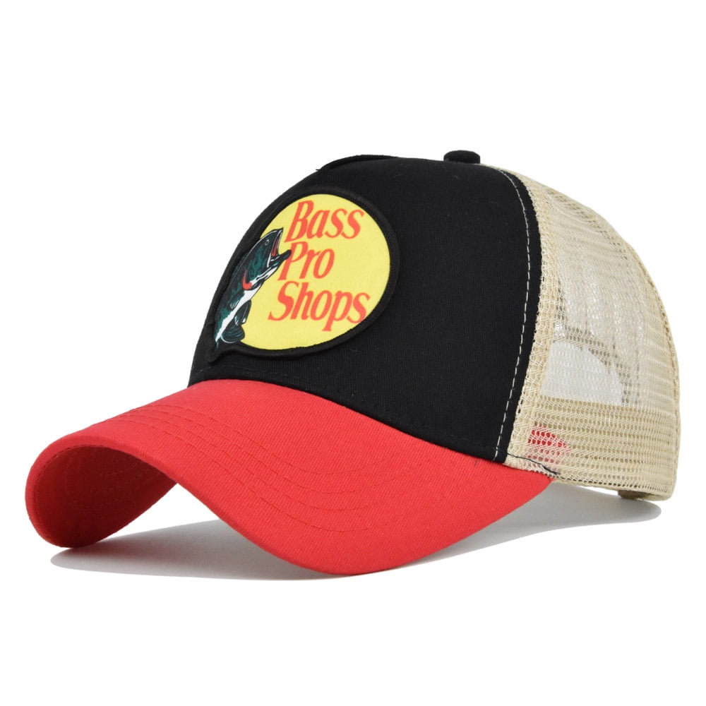 Kuyou 2023 Bass Pro Shops Mesh Snapback Baseball Cap Women And Men Trucker Hats Fashion Sports Tops Other 56cm58cm