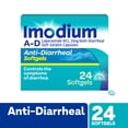 thumbnail image 3 of Imodium A-D Anti-Diarrheal&nbsp;Softgels&nbsp;2mg&nbsp;Loperamide Hydrochloride&nbsp;Diarrhea&nbsp;Relief Softgels, 24 Count, 3 of 12