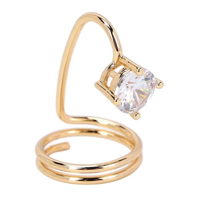 Women Finger Nail Ring,Women Finger Nail Ring Rhinestone Fingernail Rings Fingernail Ring Meticulously Designed