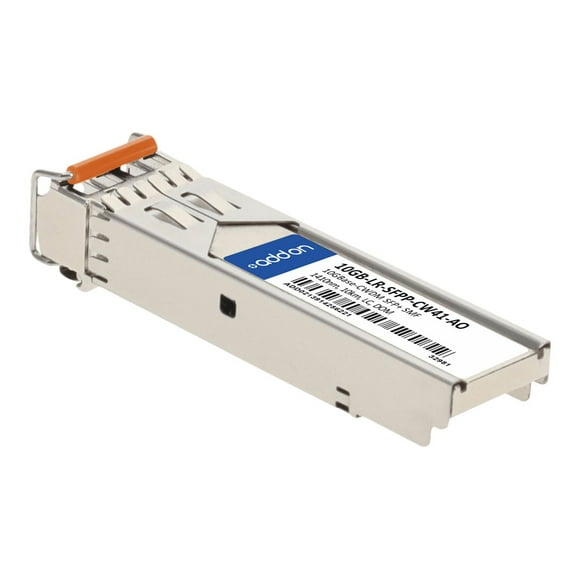 AddOn Enterasys 10GB-LR-SFPP-CW41 Compatible TAA Compliant 10GBase-CWDM SFP+ Transceiver (SMF, 1410nm, 10km, LC, DOM)