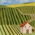 thumbnail image 2 of Wang, Melissa 20x20 Gold Ornate Wood Framed with Double Matting Museum Art Print Titled - Mountain House I, 2 of 4