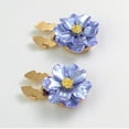 thumbnail image 6 of Pearlized Flower Button Clip Decorative Cufflinks Covers For Men Women Evening Dress Shirt Clothing Jewelry Accessories, 6 of 9