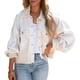 thumbnail image 1 of Chaqueta de punto de gofre para mujer Top de manga larga con botones Estilo Ins Abrigo de costura de moda informal Albaricoque XL, 1 of 6