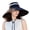 Black, variant on Straw Hat , Summer Accessories , Fashion Hats for Women Women's Wide Brim Sun Hat with Zipper Drawstring Fully Light Blocking Foldable Design for Sun