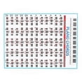thumbnail image 2 of Piano Chords Chart Key Music Graphic Exercise Poster Stave Piano Chord Practice Chart 88-Key Beginne, 2 of 5