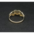 thumbnail image 3 of 14k Real Solid Yellow Gold Evil Eye  Ring, 14k Solid Gold Women Dainty Ring, Evil Eye Gold Ring for Women,14k Evil Eye Gold Ring (Ring size:7;), 3 of 3