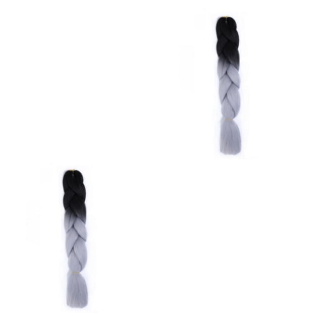 Soidarity Cabello trenzado sintético, trenzas impresionantes, color natural sin esfuerzo, alta similitud con el cabello real Type24 NO24