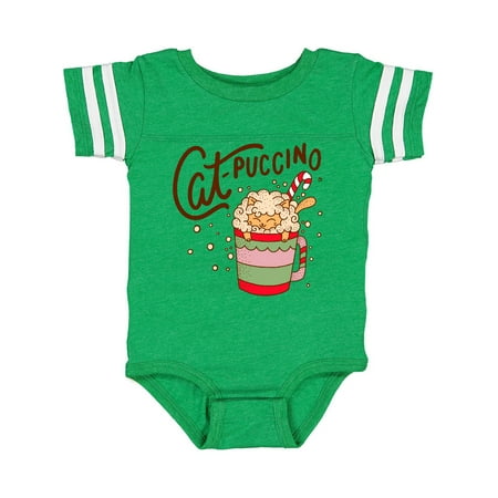

Inktastic Christmas Cat-Puccino in Coffee Mug with Candy Cane Gift Baby Boy or Baby Girl Bodysuit