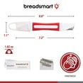thumbnail image 4 of Bread Lame - Red Bread Scoring Tool - Set of 10 Stainless Steel Blades - Bakers Dough Scorer - Best Sourdough Bread Baking Supplies, 4 of 7