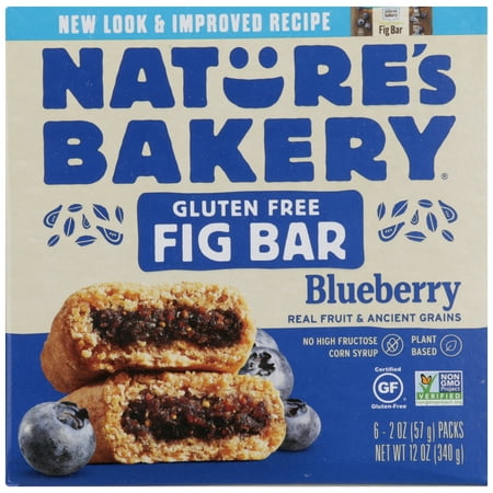 (6 Pack) Nature's Bakery Gluten Free Fig Bar - Blueberry , 6/2 OZ Best Buy, June 26 2024