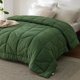 thumbnail image 1 of Edredón Bedsure tamaño Twin verde oliva 224 x 173 cm para todo el año, 1 of 9