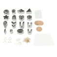 thumbnail image 1 of Clay Cutters Set, 30 Circle Shape Stainless Steel Clay Earing Cutters  For Jewelry Making, 1 of 8
