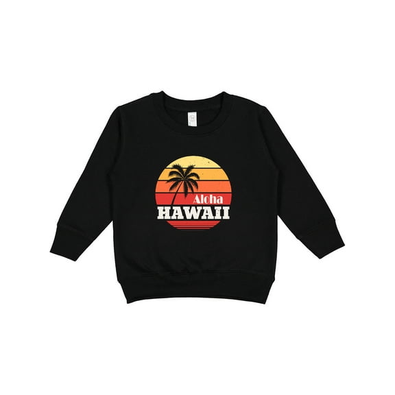 Inktastic Aloha Hawaii Vacation Retro Vintage Toddler Sweatshirt