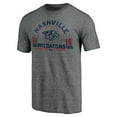 thumbnail image 2 of Men's Heathered Gray Nashville Predators Team Freedom Tri-Blend T-Shirt, 2 of 3