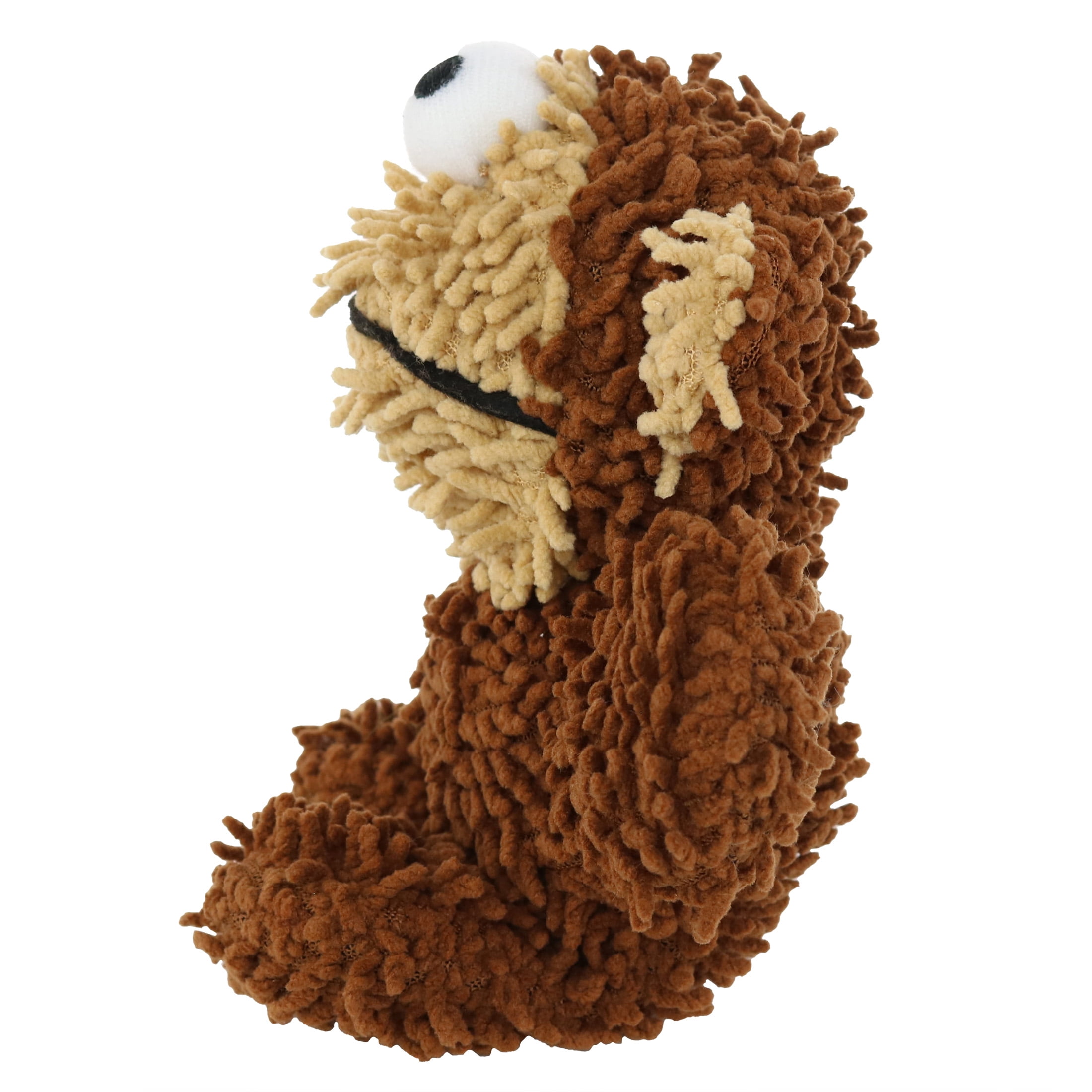 Mighty Jr Microfiber Ball Monkey Durable Plush Squeaky Dog Toy