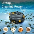 thumbnail image 4 of POWEART Cordless Robotic Pool Cleaner, 120-Min Auto Vacuum, Smart Edge Shutoff, Deep Clean, Large Filter Basket for Flat Above-Ground Swimming Pools, 4 of 10