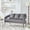 Charcoal 9, variant on Sofas for Two 53.7"Modern Upholstered Velvet Open Back Loveseat Settee with 3 Pillows, Small Comfy Sofa 2-Seater Mini Sofa for Small Space with Metal Legs, Living Room Bedroom Office Dorm Studio Apar