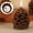 3PCS, variant on Christmas Pinecone Candles Flameless Decor LED Pinecone Candle Decor,Real Wax Unscented Battery Operated Candle for Thanksgiving Christmas Winter Holiday Decoration