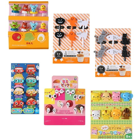 

Mini Animal Cartoon Fruit Fork Children Snacks Cake Dessert Food Fruit Fork