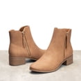 thumbnail image 3 of BURUDANI Women's Side Zip Low Heel Ankle Booties, 3 of 5