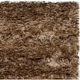 thumbnail image 3 of SAFAVIEH Rhapsody Sampson Solid Plush Polyester Shag Area Rug, Caramel, 5'3" x 7'7", 3 of 3