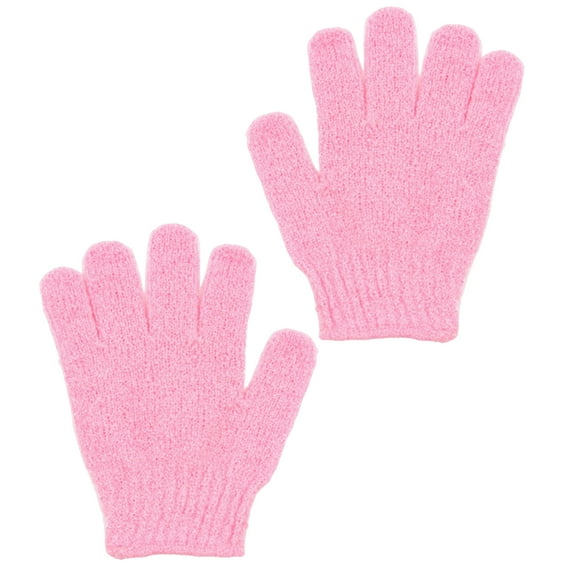 huanledash 2Pcs Scrubbing Gloves Soft Fast Foaming Exfoliation Deep Clean Bathing Exfoliating Massage Gloves Bathroom Accessories
