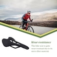 thumbnail image 1 of Bikes Saddle Multicolored Craftsmanship Hollow Design Biking Accessories Cycling Pad Leather Cushion Shockproof Replaced Part Black, 1 of 9