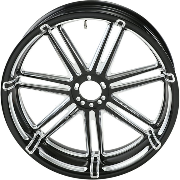 Arlen Ness 21" x 3.5" 7-Valve Forged Black Front Wheel (71-523)