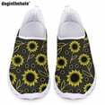 thumbnail image 1 of Zapatos de enfermera con estampado de girasoles y tendencia de moda de Doginthehole para mujer, zapatos casuales suaves y livianos, zapatos de malla transpirables, 1 of 5