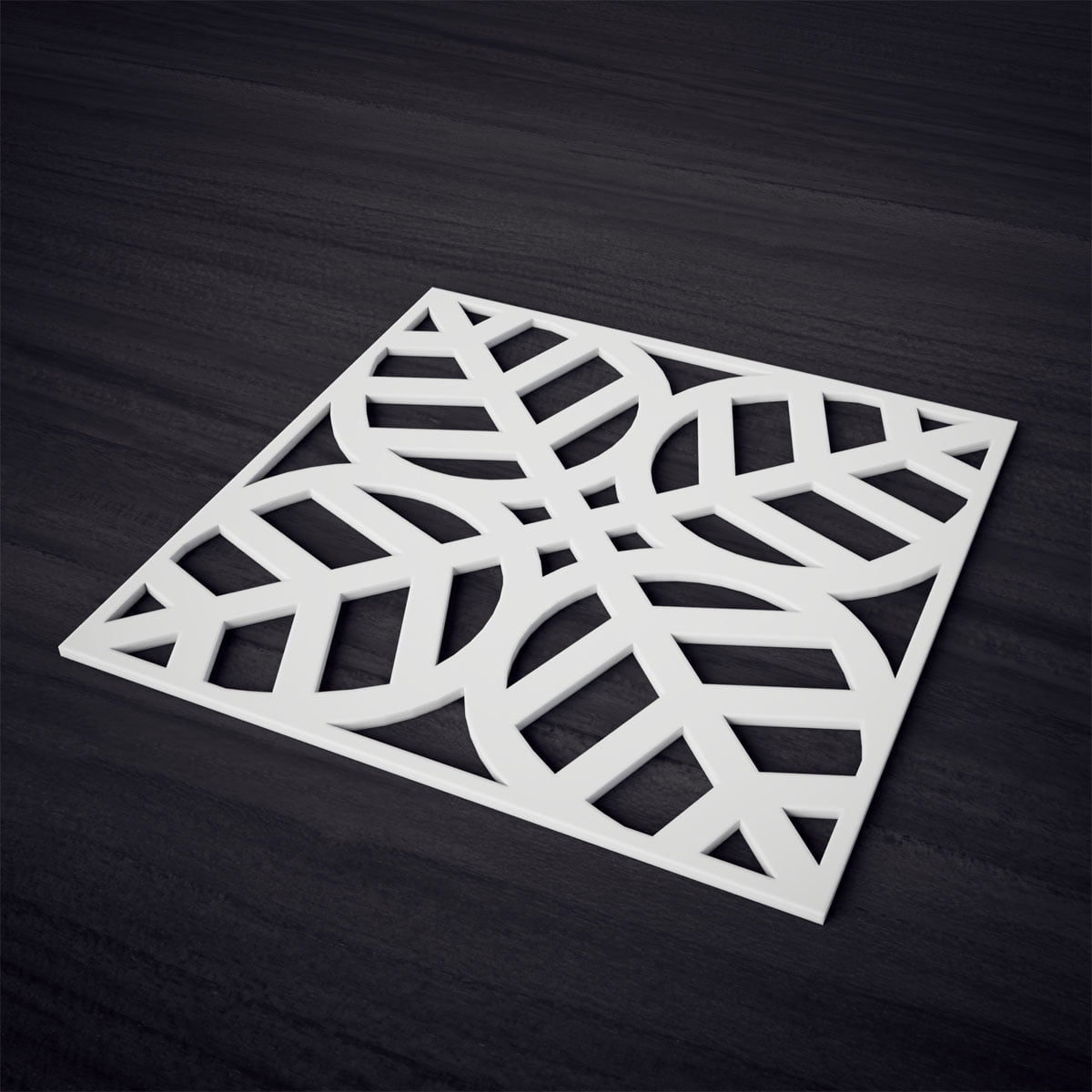 Large Garland Decorative Fretwork Wall Panels in Architectural Grade PVC