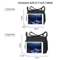 thumbnail image 2 of Bolsa De Hombro Impermeable Crossbody Mujer Hombre Negro Crossbody bolso, Crossbody , negro, 2 of 7