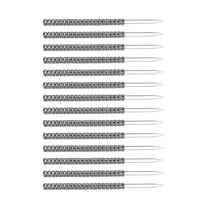 12 Pcs Cake Decorative Sticks Rhinestone Dessert Appetizers Lollipops Cupcake Silver