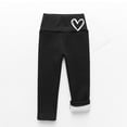 thumbnail image 6 of MKOSPLRT Love Leggings for Girl 2-9Y Warm Fleece Lined Yoga Workout Pants Solid Valentine's Day Tights Stretch Slim Fit Leggings, 6 of 6