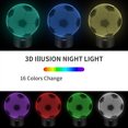 thumbnail image 2 of Unatoiry Mood Lamp Neon Light With 16 Color Change Remote Control Lamp For Bedroom Night Light Room Decor Black base, 2 of 6