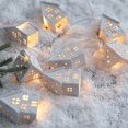 thumbnail image 6 of YIMWNYI Christmas House String Lights, LED String Lights, Wooden Decorations, Festive Ornaments, Warm Cozy Ambiance, Night Light for Home Decor, Holiday Party Essentials, 6 of 6