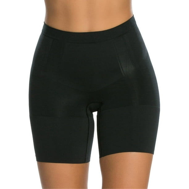 SPANX OnCore para adelgazar muslos, cintura alta, nivel 4, negro, 1X