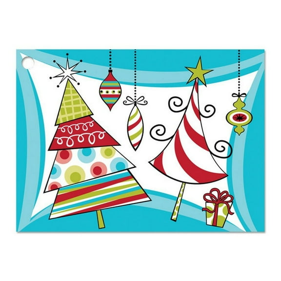 Merry Trees Specialty Gift Cards / Tags - 2.75in. x 3.75in. - 6 Pack (44745C)