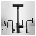 thumbnail image 3 of Black Nickel 304 Stainless Steel Pull-out Kitchen Faucet, Waterfall Mixed Water Sink Tap Multi-function Rinse Rotate 3668, 3 of 8