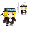 thumbnail image 3 of Figura de Anime ONE PIECE, modelo BrickHeadz, bloques de construcción, dibujos animados, Luffy, Nami, Zoro, Sanji, Chopper, Hancock, juego de muñecos de juguete, regalos, 3 of 5