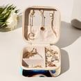 thumbnail image 6 of Ladybird Portable Square Jewelry Box Earrings Necklaces Bracelets Organizer for Girls and Women, 6 of 6